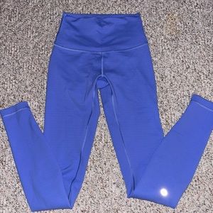 Blue Lululemon Leggings